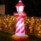 Inflatable Xmas Lighthouse, Lighted Blow Up North Pole Sign with Built in LED Lights, Light Up Holiday Winter Lawn Yard Garden Decor
